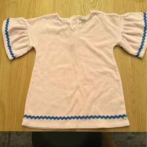Janie and Jack 3T Soft Pink Terry Bathingsuit Cover Up